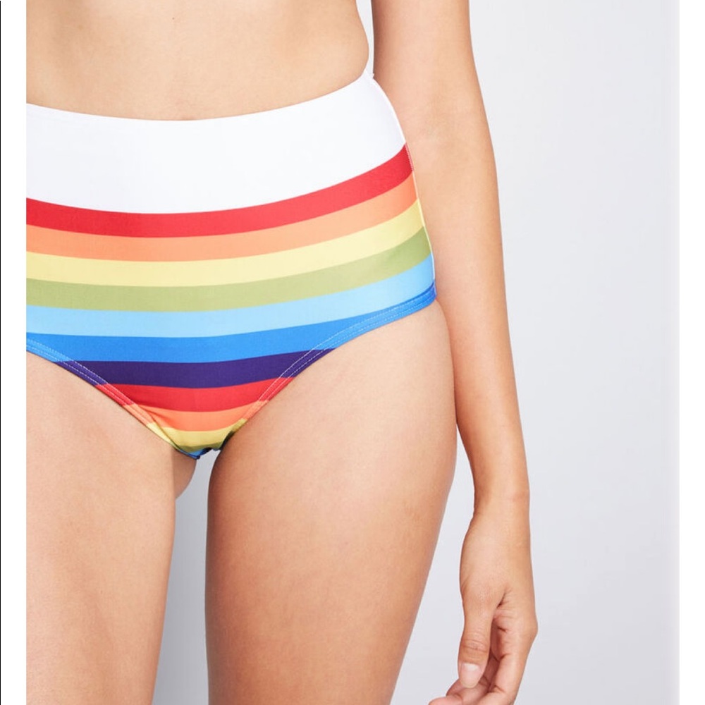 ModCloth the Sara high waisted bikini bottom